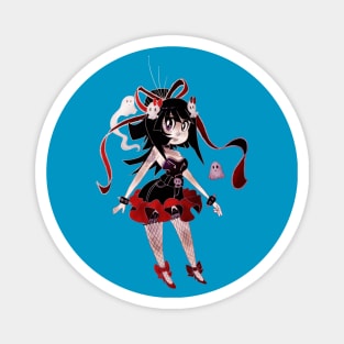 Cute Gothic Girl Magnet